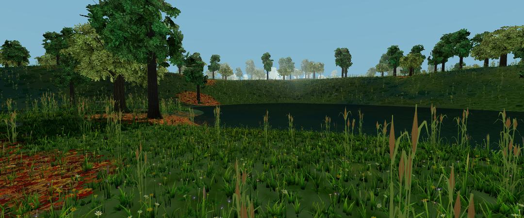 Riverside woodland